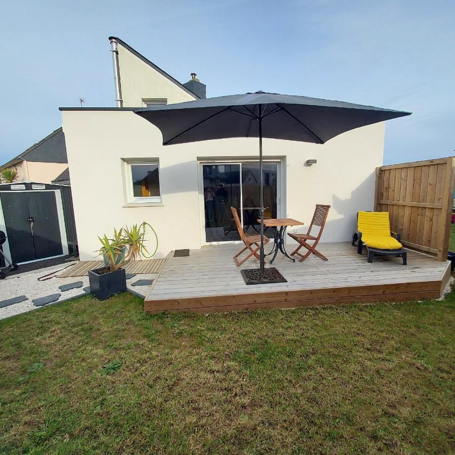 Studio Avec Terrasse Et Jardin A 100 M De La Plage Ploemeur Exteriér fotografie